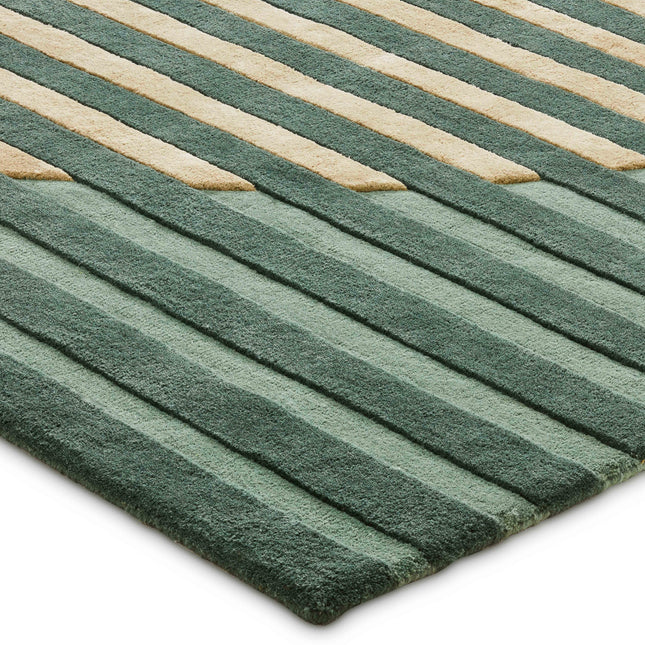 Brinker Fano Green Vloerkleed