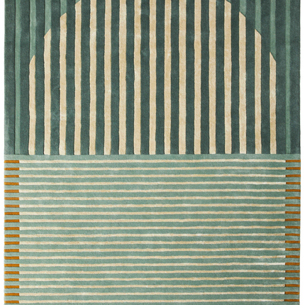 Brinker Fano Green Vloerkleed