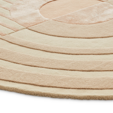 Brinker Fano Girare Beige Vloerkleed